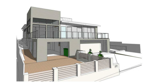 House plan 3D drawing